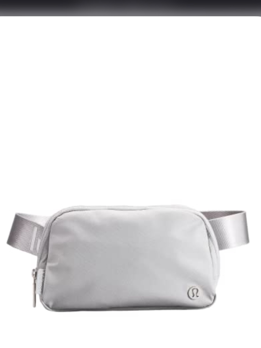 Lululemon Silver Drop/White Everywhere Belt Bag - 1L